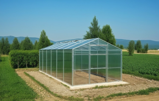 Seră din policarbonat Agromir Casa 2.5 m.