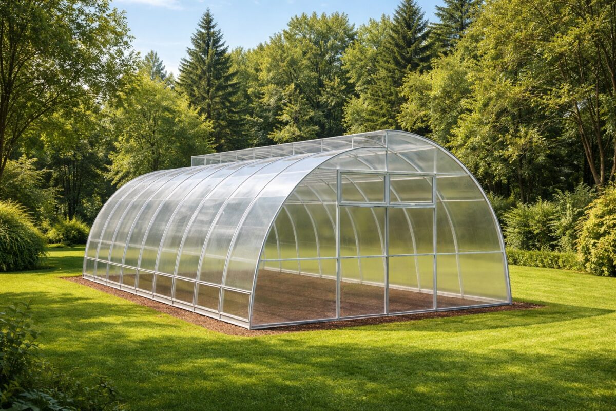 Seră din policarbonat Agromir Mitlaider 5.0 m.